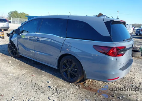 2024 Honda Odyssey Sport from USA, damaged, VIN 5FNRL6H77RB056504